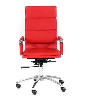 Компьютерное кресло CHAIRMAN 750 экокожа красная в Богдановиче - изображение 1